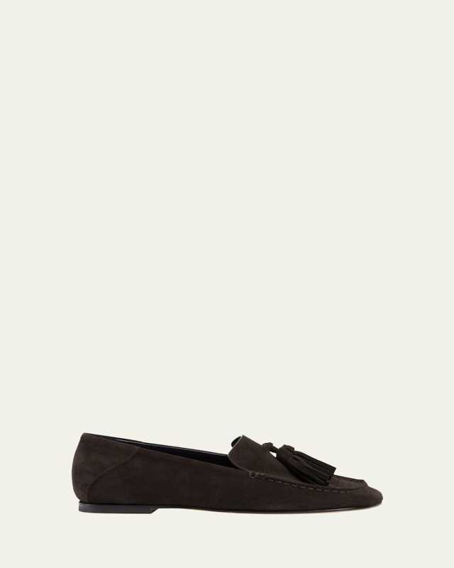 Drew Suede Tassel Loafers